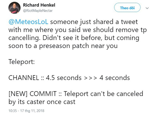 Riot Games giảm sức mạnh “chí mạng” với Dịch Chuyển: Người chơi sẽ không thể hủy nếu đang niệm - Ảnh 2.