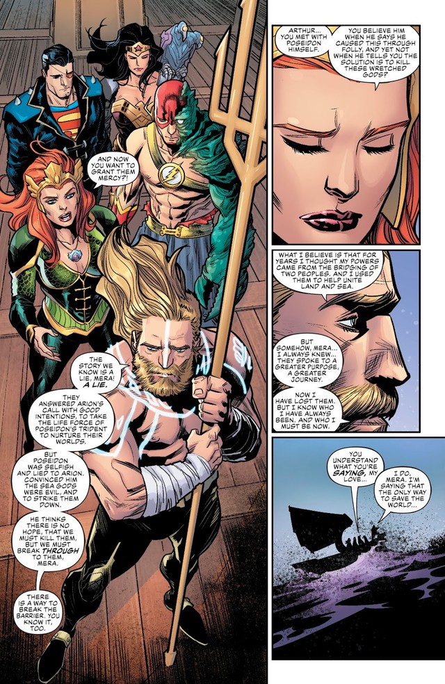 Aquaman - Drowned Earth: Khi các siêu anh hùng bị biến thành cá còn Superman trở thành... hải tặc - Ảnh 5.