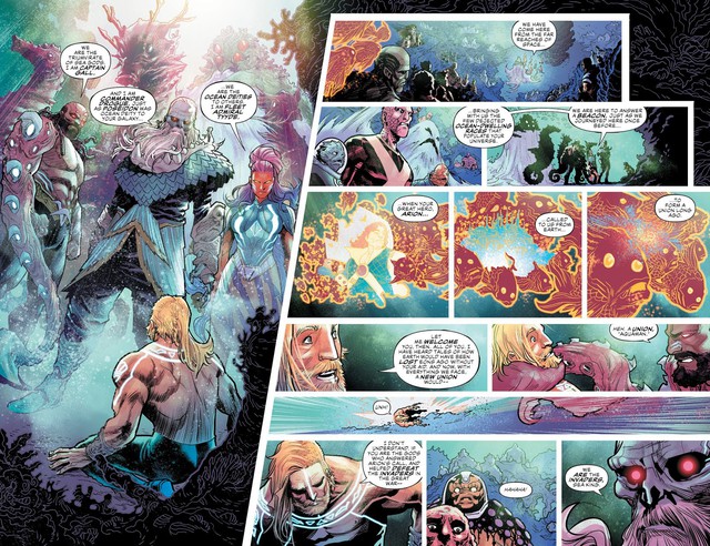 Aquaman - Drowned Earth: Khi các siêu anh hùng bị biến thành cá còn Superman trở thành... hải tặc - Ảnh 3.