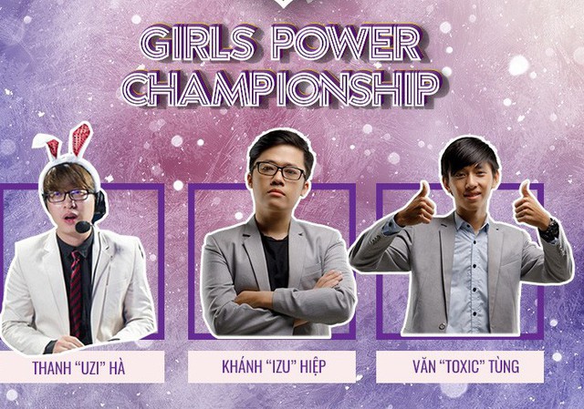 Bộ 3 bình luận viên nổi tiếng Izu - Uzi - Văn Tùng tái hợp tại giải đấu LMHT nữ Girls Power Championship - Ảnh 1.
