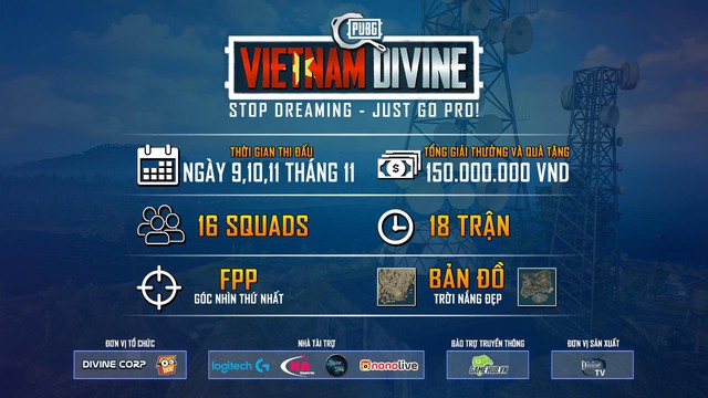 Giải đấu 150 triệu đồng - PUBG Vietnam Divine bước đến vòng chung kết với một loạt những ông lớn trong làng PUBG Việt Nam - Ảnh 1.