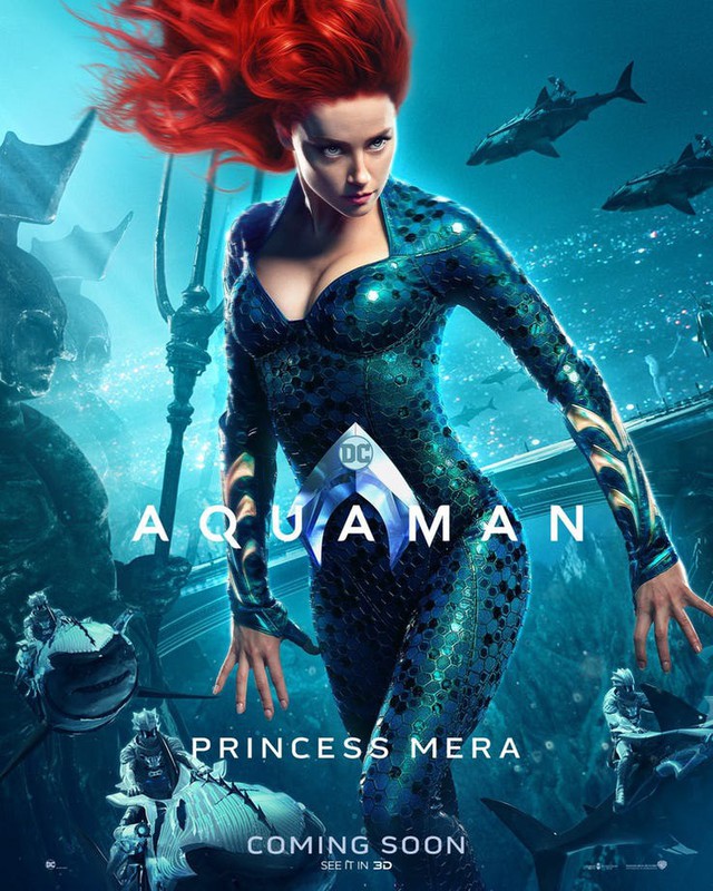 Aquaman bất ngờ tung poster mới, nhưng điều khiến người hâm mộ phấn khích lại là Mera, nữ thủy thần tóc đỏ gợi cảm - Ảnh 6.