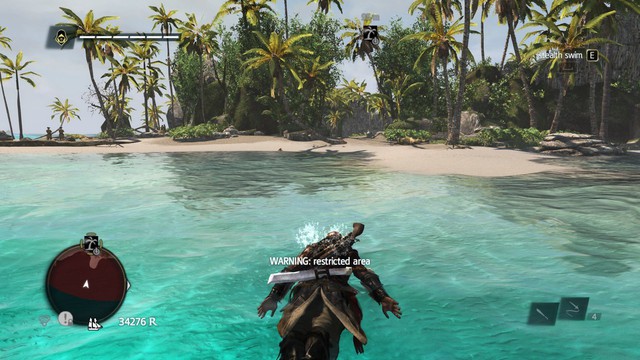 Xuất hiện thánh rảnh rỗi: Dùng 5 tiếng cuộc đời chỉ để bơi từ đầu này sang đầu kia bản đồ trong game Assassin’s Creed IV - Ảnh 2.