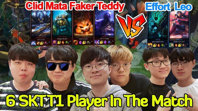 LMHT: Lác mắt với trận đấu full 6 thành viên mới SKT T1, Clid gánh team cực ghê trong khi Faker chỉ farm và feed - Ảnh 1.