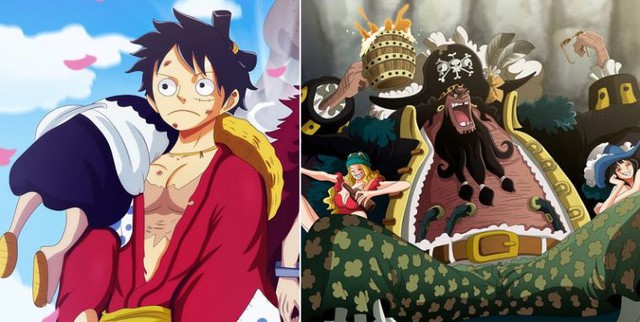 One Piece: Cùng ước mơ trở thành Vua Hải Tặc, Blackbeard giờ đã là Tứ Hoàng hùng mạnh còn Luffy thì vẫn ăn hành trong ngục Kaido - Ảnh 1.