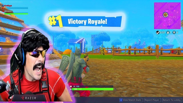 Không cần tập luyện Fortnite nhiều, Dr Disrespect chơi for fun vẫn thể hiện kỹ năng kinh khủng với pha xử lý không thể tin được - Ảnh 1.