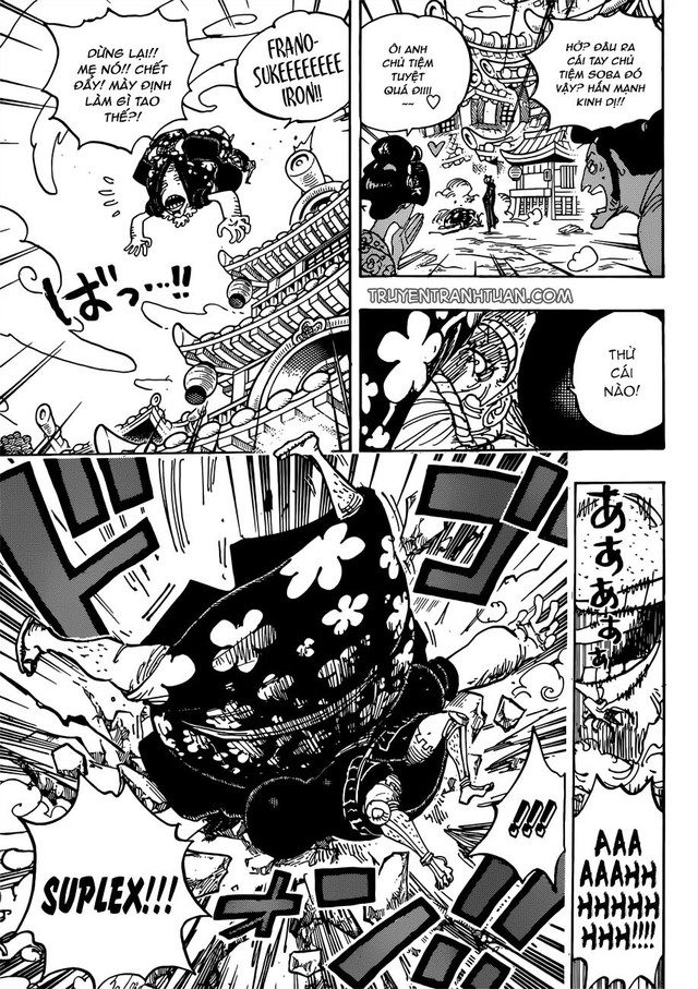 One Piece 927: Sanji xuất chiêu - Tướng quân Orochi lộ diện dưới hình dạng... rồng 5 đầu! - Ảnh 5.