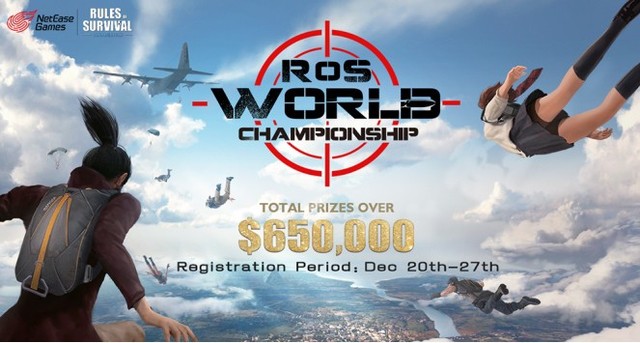 
Tiếp đó là vòng chung kết Rules of Survival của giải RoS World Championship
