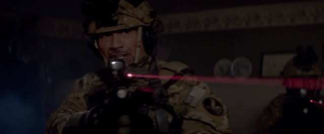 Tạo hình nhân vật cựu quân nhân quả cảm Will Ford do The Rock thủ vai.