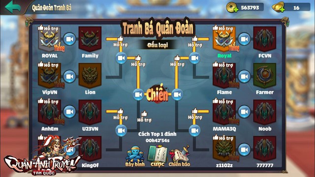 
Tam Quốc Quần Anh Truyện là tựa game khá nổi trội thời gian gần đây
