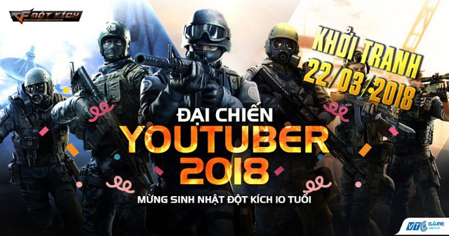 
Thông tin về giải đấu Đại chiến Youtuber 2018
