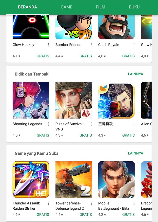 Rules of Survival là game được đề xuất chơi ở các nước Đông Nam Á trên Google Play