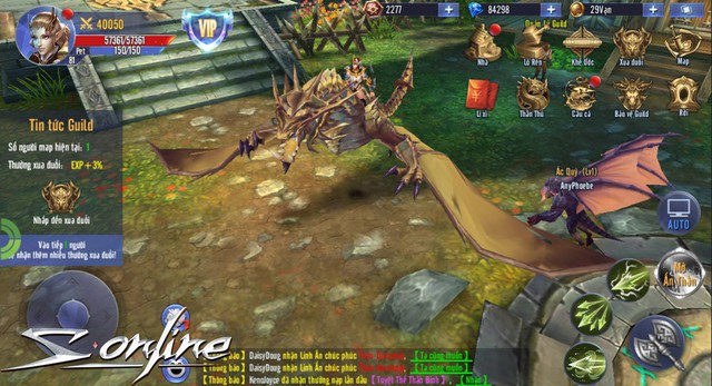 
Lãnh địa Guild hoành tráng chỉ có thể thấy trong các tựa game theme Châu Âu như S Online
