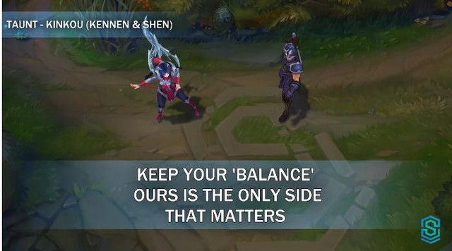 
Cứ giữ cái sự cân bằng của ngươi đi! Còn ta chỉ cần quan tâm đến phe chúng ta thôi!
