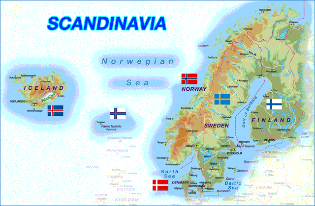 
Khu vực Scandinavia
