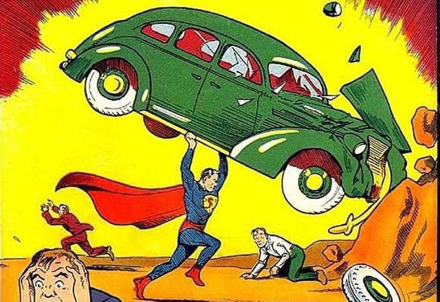 
Superman lần đầu tiên ra mắt độc giả trong Action Comics #1. Nguồn: Internet.
