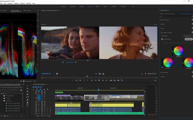 Adobe Tich Hợp Ai Cho Premiere Pro để Tự động đồng Nhất Mau Sắc Giữa Cac