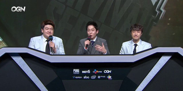 
Tại một giải đấu tại Hàn Quốc, có tới 3 Caster sẽ tham gia vào phần bình luận khi nhịp độ của các trận đấu PUBG càng về cuối càng nhanh
