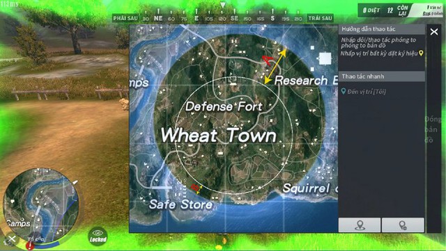 
Ranh giới vòng BO và ranh giới vùng an toàn là điều game thủ cần thường xuyên phải theo dõi khi check map.
