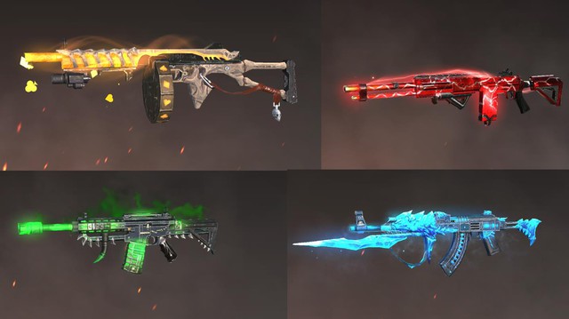 Ngoài vẻ bề ngoài rực cháy như trên, trong Game khi chúng ta giết được mạng nào bằng những loại súng này thì tên của chúng ta cũng được sáng màu và đẹp hơn.