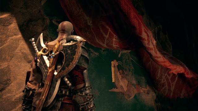 
Bức vẽ dự đoán cái chết của một nhân vật giống Kratos
