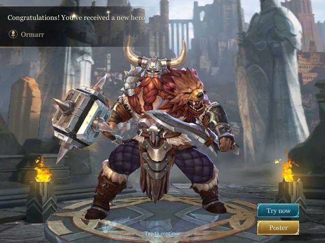 
Ormarr là vị tướng thứ 4 mà game thủ chơi server Ấn Độ sở hữu ngay trong ngày đầu tiên trải nghiệm.
