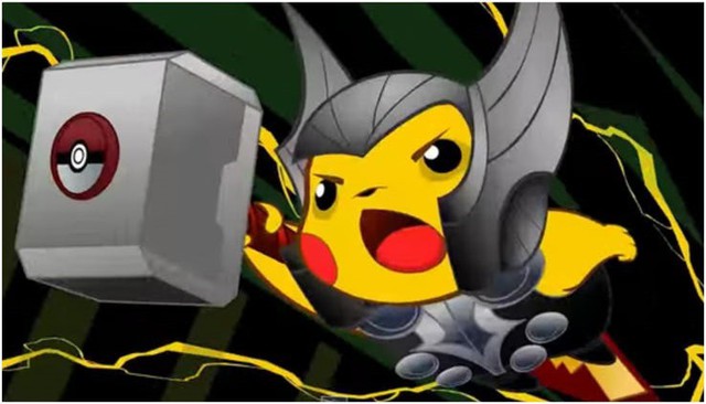 
Thần Sấm Thor phiên bản Pikachu, phóng điện phóng lửa chắc ác lắm đây.
