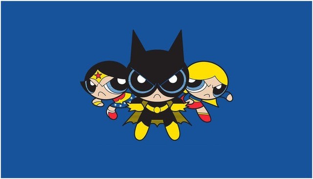 
Biệt đội nữ anh hùng BatGirl, SuperGirl, Wonder Girl cực chất.
