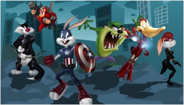
Các nhân vật Looney Tunes cực “chất” khi trở thành một đội Avengers.
