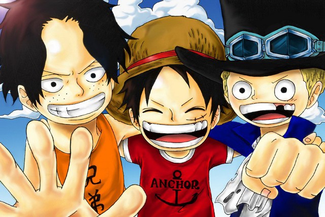 
Luffy trong mắt 2 anh trai Ace và Sabo
