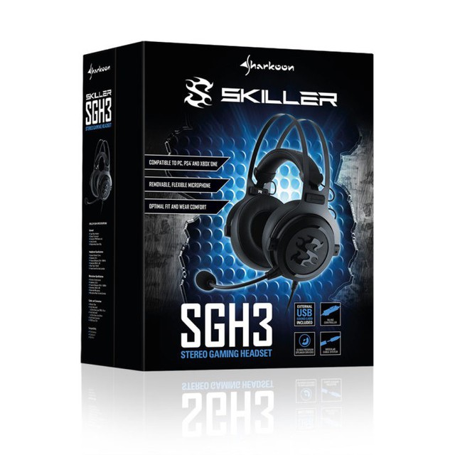 Sharkoon ra mắt Tai nghe Gaming SGH3 SKILLER: Hiện đại, chân thực - Ảnh 1.