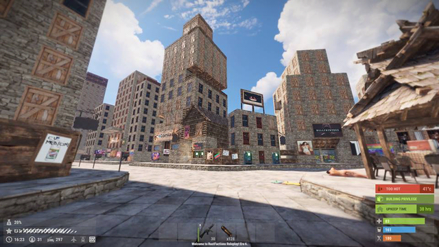 Không thể ra thăm cửa hàng của Dũng CT, các game thủ miền Nam rủ nhau xây cả thành phố chứa TTG Shop ngay trong Rust - Ảnh 4.