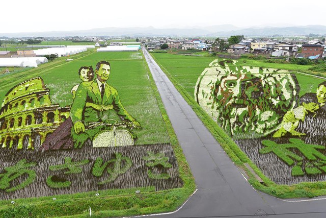 [Vui] Chỉ có tại Nhật Bản, người ta mới có thể vẽ tranh ngay trên ruộng lúa! - Ảnh 6.