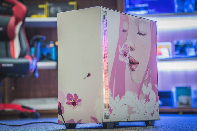Nữ game thủ Việt xinh xắn và bộ máy tính hoa anh đào đẹp ngất ngây - Ảnh 8.