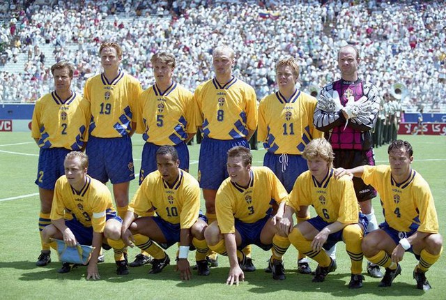 ĐT Thụy Điển giành huy chương Đồng tại World Cup 1994