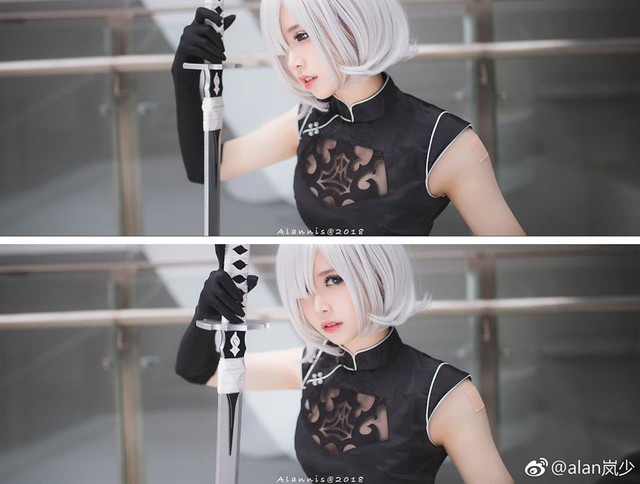 Lại ngất ngây với cosplay cô nàng 2B trong Nier: Automata - Ảnh 4.