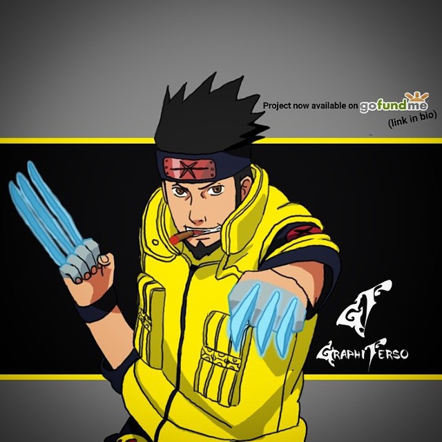 Các nhân vật trong Naruto ngầu như trái bầu khi cosplay siêu anh hùng Marvel - Ảnh 3.