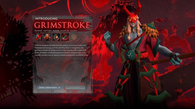 Mặc dù mới chỉ ra mắt chưa đầy 1 tuần nhưng GrimStroke đã bị nerf mạnh - Ảnh 1.