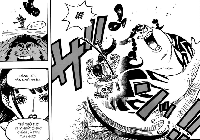 Spoil One Piece 916: Luffy xuất chiêu quyết đấu Sumo - Hé lộ gia tộc ác quỷ hủy diệt Wano cách đây 20 năm? - Ảnh 1.