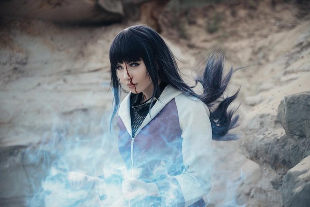 Xịt máu mũi với bộ ảnh cosplay công chúa bạch nhãn Hinata trong Naruto quá bốc lửa - Ảnh 8.