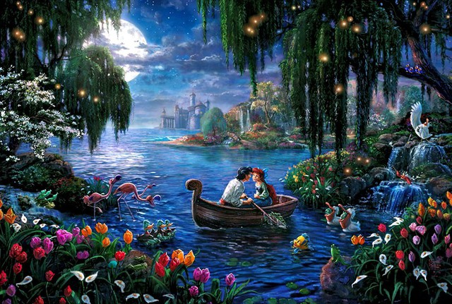 Không tin nổi, hóa ra có họa sĩ vẽ tranh Disney đẹp hơn cả bản gốc - Ảnh 13.