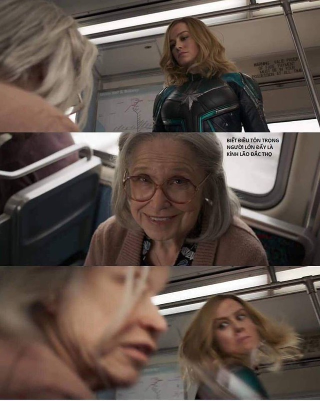 Giải thích lý do Captain Marvel đánh bà cụ thân thiện trong trailer và loạt ảnh chế về meme hot nhất đêm qua - Ảnh 6.