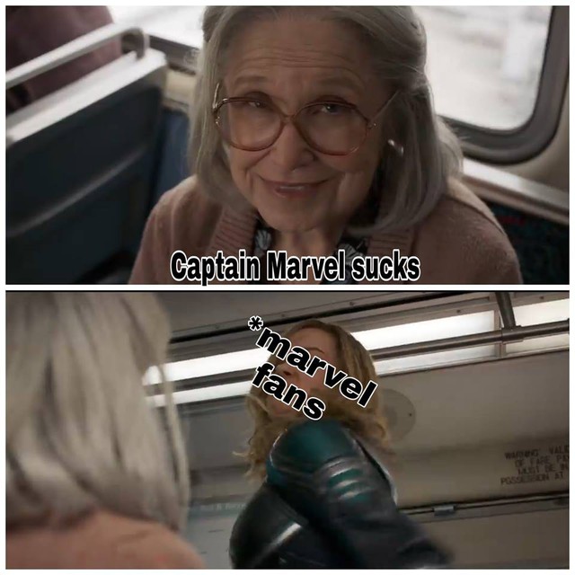 Giải thích lý do Captain Marvel đánh bà cụ thân thiện trong trailer và loạt ảnh chế về meme hot nhất đêm qua - Ảnh 9.