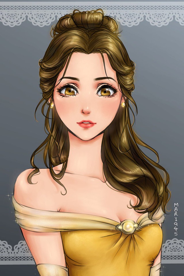 Ngắm chân dung các bóng hồng Disney trở thành hot girl anime, nàng nào cũng xinh như mộng - Ảnh 9.