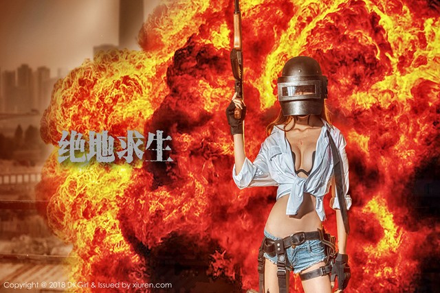 Bỏng mắt với loạt ảnh cosplay PUBG chất như nước cất của Cai Le Er - cánh chim lạ trong làng người mẫu Trung Quốc - Ảnh 19.