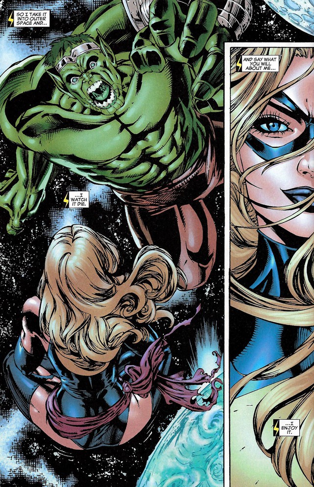 Comics Trivia: Bà già thân thiện Skrull đã từng đấm bay chị đại Captain Marvel trong truyện tranh - Ảnh 3.