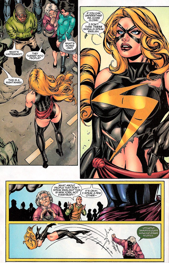 Comics Trivia: Bà già thân thiện Skrull đã từng đấm bay chị đại Captain Marvel trong truyện tranh - Ảnh 6.