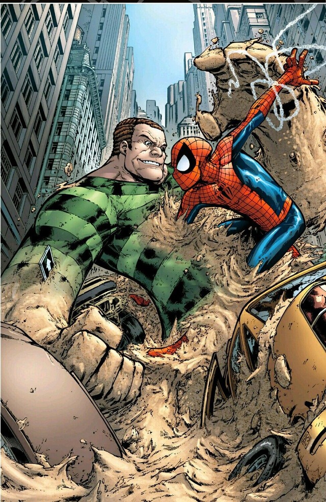 Comics Trivia: Sở hữu sức mạnh của Sandman, Spider-Man hóa Nhện Cát siêu khổng lồ - Ảnh 1.