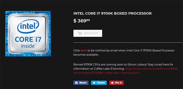 CPU hàng khủng của Intel là i9-9900K và i7-9700K đã lộ giá: Không quá đắt đỏ - Ảnh 3.