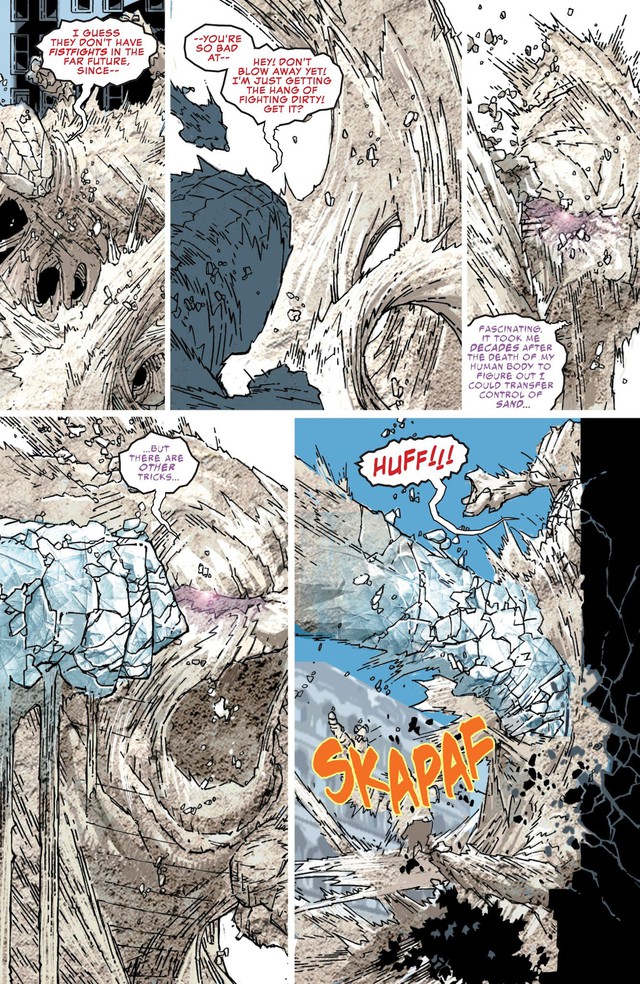 Comics Trivia: Sở hữu sức mạnh của Sandman, Spider-Man hóa Nhện Cát siêu khổng lồ - Ảnh 9.